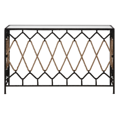 Darya Console Table in Aged Black (52|24665)