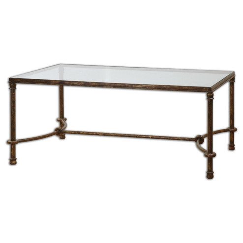 Warring Coffee Table in Rustic Bronze Patina (52|24333)