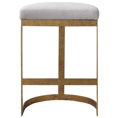Ivanna Counter Stool in Antique Gold Leaf (52|23523)