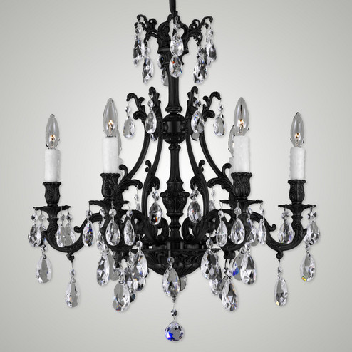 Chateau Six Light Chandelier in Old Bronze(Black) (183|CH9631-O-05S-PI)
