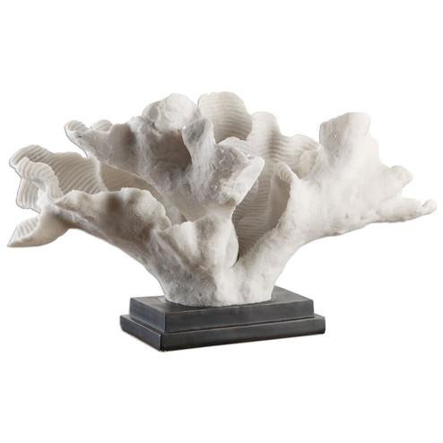 Blade Coral Statue in Textured White w/Matte Black (52|19976)