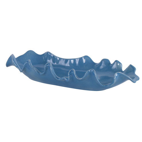 Ruffled Feathers Bowl in Gloss Blue (52|18052)