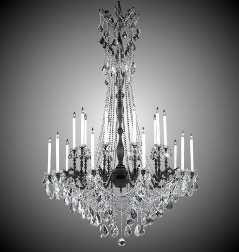 Crystella 20 Light Chandelier in Polished Brass w/Black Inlay (183|CH9289-A-12G-PI)