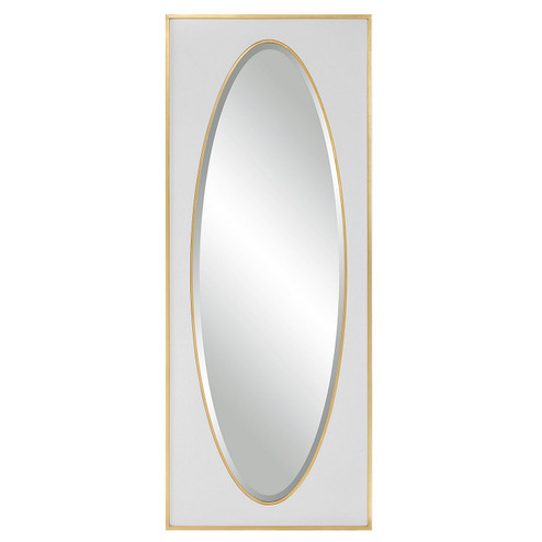 Danbury Mirror in White And Gold Leaf (52|09846)
