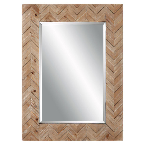 Demetria Mirror in Light Gray Glaze (52|09767)