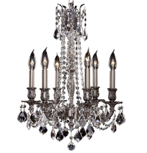Biella Six Light Chandelier in Aged Bronze satin (183|CH9212-ATK-13S-PI)