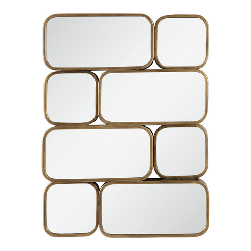 Canute Mirror in Antiqued Gold (52|09437)