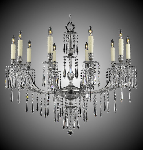 Parisian Ten Light Chandelier in Antique Black Glossy (183|CH7816-UTK-02G-PI)
