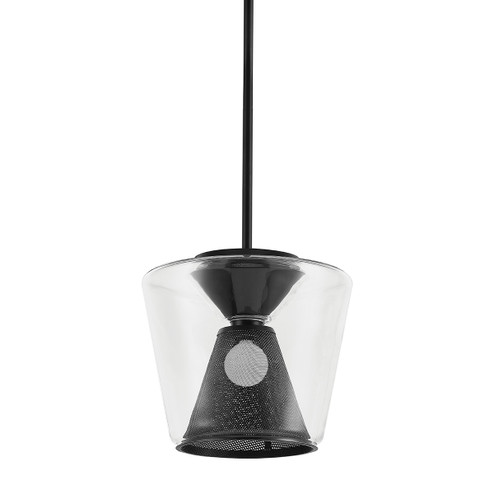 Berlin One Light Pendant in Soft Black (67|F5851-SBK)