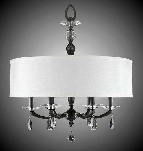 Kensington Six Light Chandelier in Polished Nickel (183|CH5485-O-38G-ST-HL)