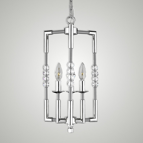 Magro Three Light Chandelier in Old Bronze w/Old Brass Accents (183|CH3501-35S-36G-ST)