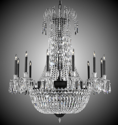 Finisterra 24 Light Chandelier in Polished Brass w/Umber Inlay (183|CH2144-P-01G-ST)