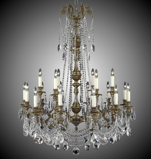 Finisterra 18 Light Chandelier in Palace Bronze (183|CH2058-ATK-21S-ST)