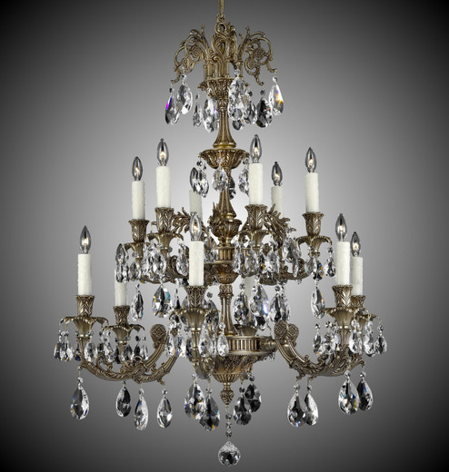 Finisterra 12 Light Chandelier in Antique White Glossy (183|CH2007-OTK-04G-ST)