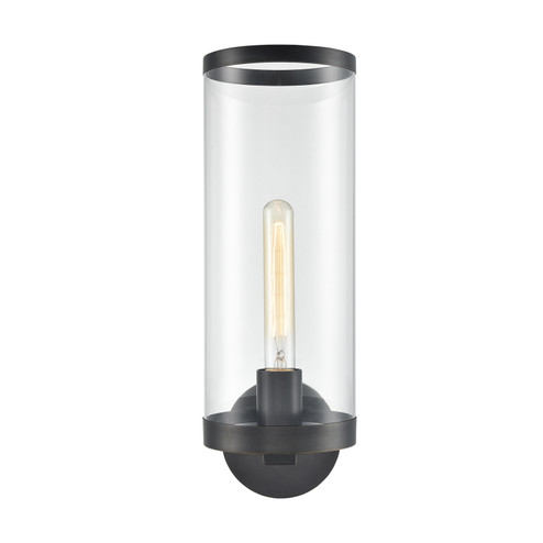 Revolve II One Light Bathroom Fixture in Clear Glass/Urban Bronze (452|WV311601UBCG)