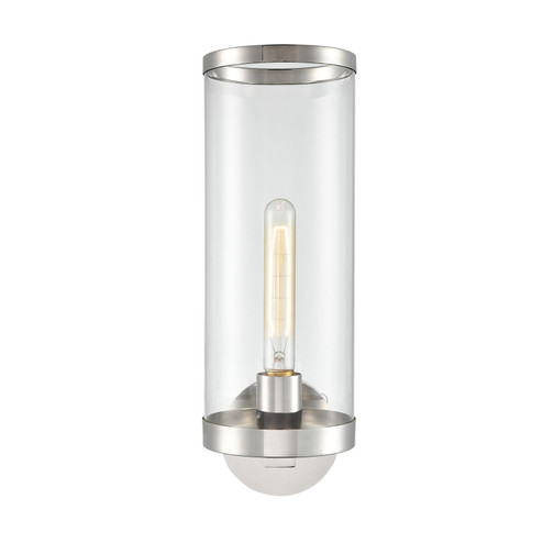 Revolve II One Light Bathroom Fixture in Clear Glass/Polished Nickel (452|WV311601PNCG)