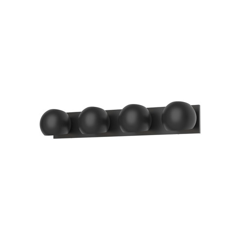 Willow Four Light Bathroom Fixtures in Matte Black (452|VL648431MB)