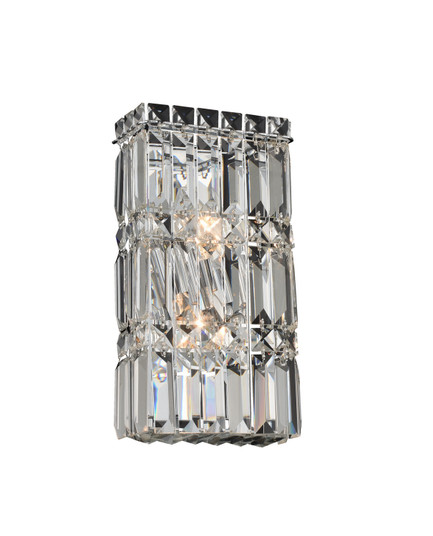 Rettangolo Two Light Wall Sconce in Chrome (238|035020-010-FR001)