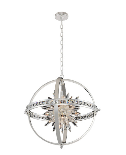 Angelo Ten Light Pendant in Polished Silver (238|033651-014-FR001)