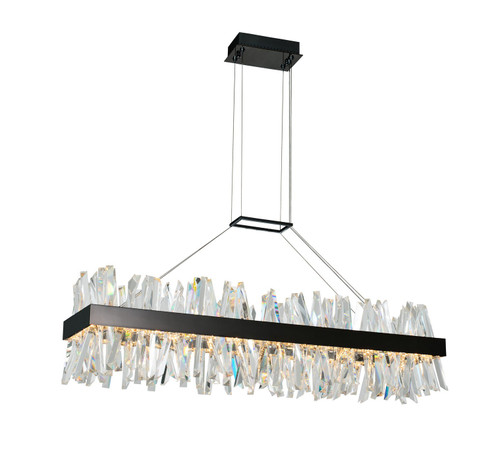 Glacier LED Island Pendant in Matte Balck (238|030260-052)