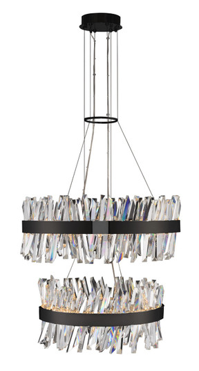 Glacier LED Pendant in Matte Balck (238|030256-052)
