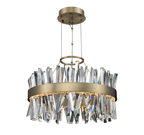 Glacier LED Pendant in Brushed Champagne Gold (238|030254-038)