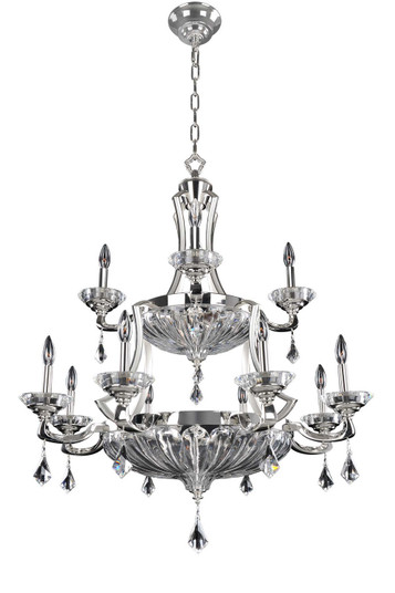 Orecchini 12 Light Chandelier in Two Tone Silver (238|028556-017-FR001)