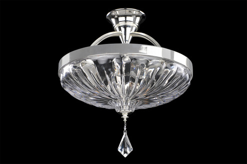 Orecchini Three Light Semi Flush Mount in Two Tone Silver (238|028544-017-FR001)