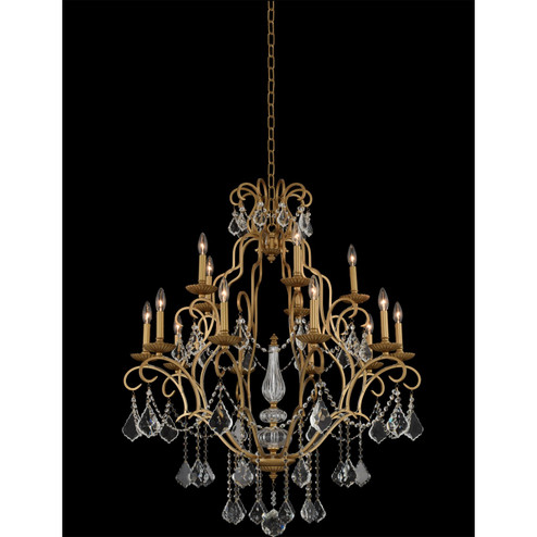 Elise 15 Light Chandelier in Gold Patina (238|027473-047-FR001)
