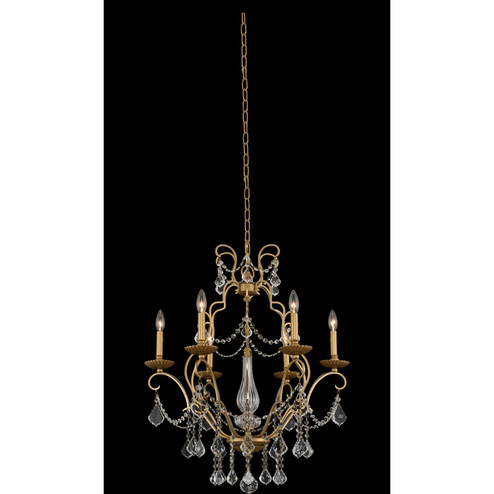 Elise Six Light Chandelier in Gold Patina (238|027470-047-FR001)