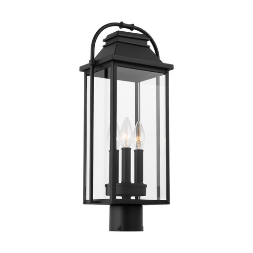 Wellsworth Three Light Outdoor Post Lantern in Textured Black (454|OL13207TXB)