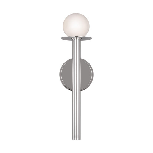 Nodes One Light Bath Vanity in Polished Nickel (454|KW1001PN)