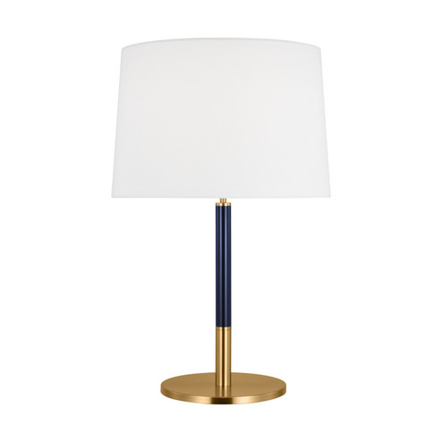 Monroe One Light Table Lamp in Burnished Brass (454|KST1041BBSNVY1)