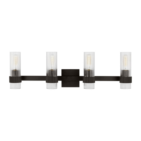 Geneva Four Light Bath Vanity in Aged Iron (454|CV1024AI)