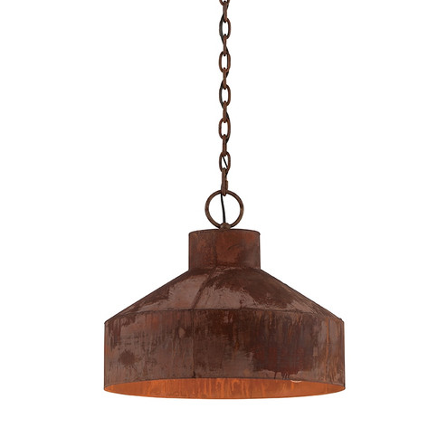 Rise & Shine Three Light Pendant in Rust Patina (67|F5263-RP)