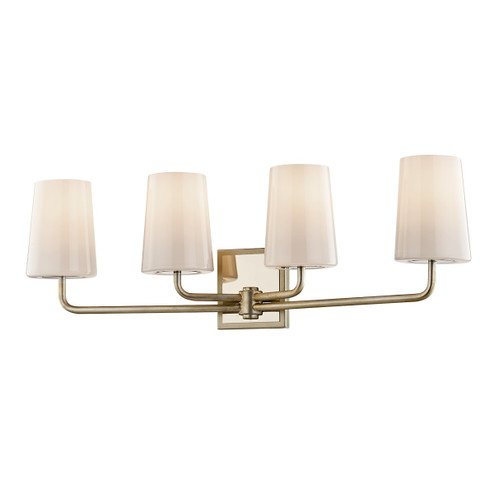 Simone Four Light Bath and Vanity in Warm Silver Leaf (67|B7694-WSL/PN)