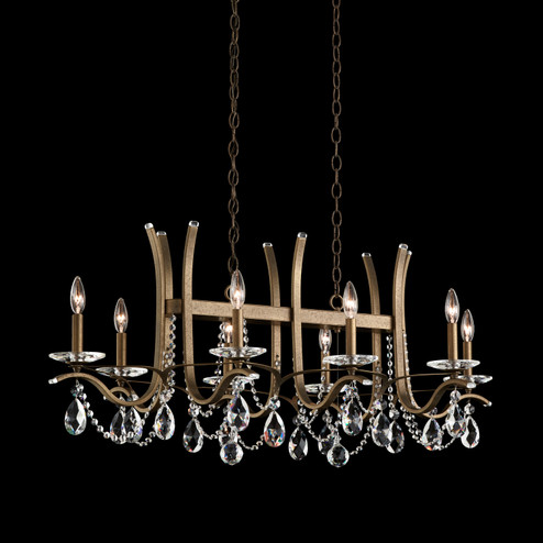 Vesca Eight Light Chandelier in Ferro Black (53|VA8435N-59R)