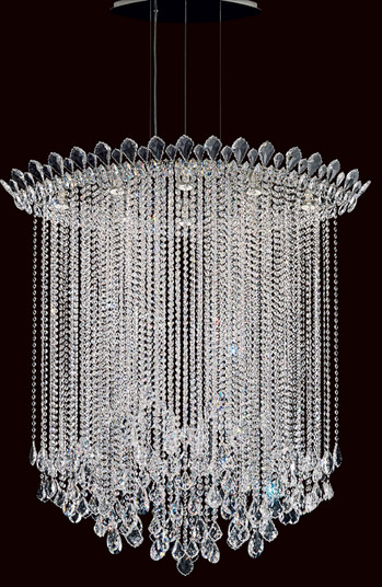 Trilliane Strands Eight Light Pendant in Stainless Steel (53|TR4813N-401R)