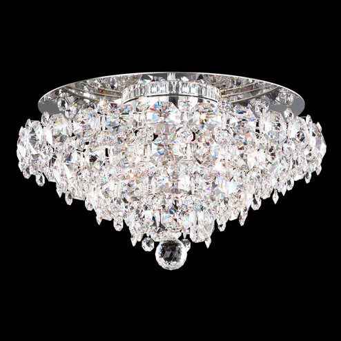 Baronet Four Light Flush Mount in Polished Stainless Steel (53|BN1416N-401R)