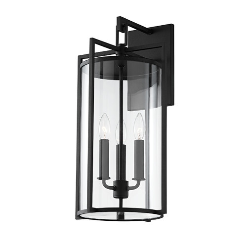 Percy Three Light Outdoor Wall Sconce in Texture Black (67|B1143-TBK)
