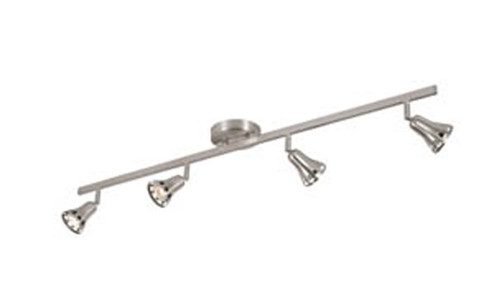 Renew Four Light Track Light in Brushed Nickel (110|W-494 BN)
