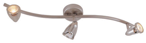 Stingray Three Light Track Light in Brushed Nickel (110|W-465 BN)