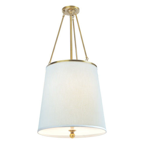 Ashton Three Light Chandelier in Aged Brass (185|5280_AG_CS)