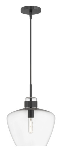 Aurora One Light Pendant in Matte Black (185|3741-MB-CL)