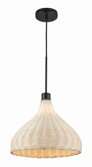 Bernice One Light Pendant in Black (110|PND-2168)