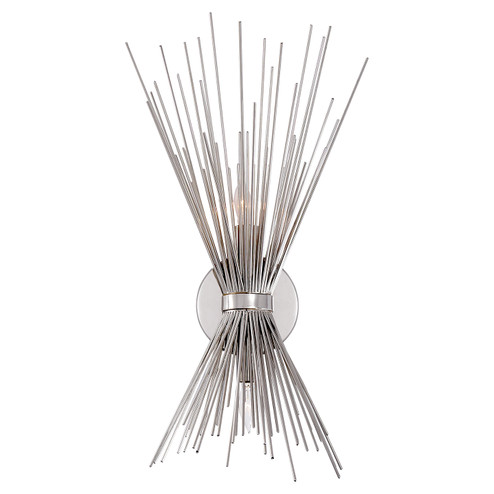 Strada Two Light Wall Sconce in Polished Nickel (268|KW 2070PN)