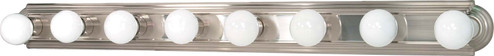 Eight Light Vanity in Brushed Nickel (72|60-303)