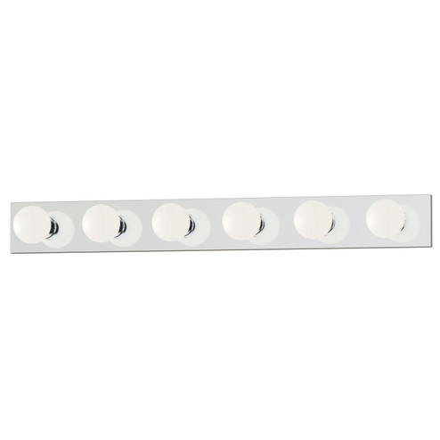 Essentials - 445x Six Light Bath Vanity in Polished Chrome (16|4456PC)