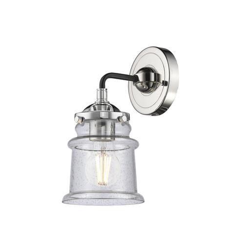 Nouveau One Light Wall Sconce in Black Polished Nickel (405|284-1W-BPN-G184S)