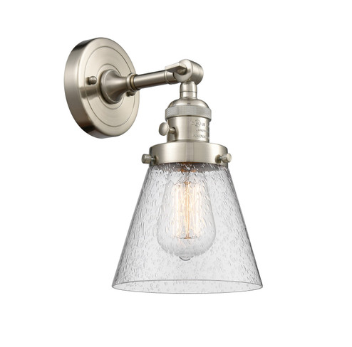 Franklin Restoration LED Wall Sconce in Brushed Satin Nickel (405|203SW-SN-G64-LED)